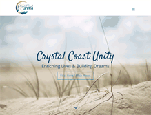 Tablet Screenshot of crystalcoastunity.org